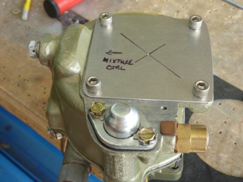 Bottom cover ready for SCAT hose flange
