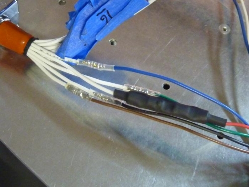 Inline soldered splices