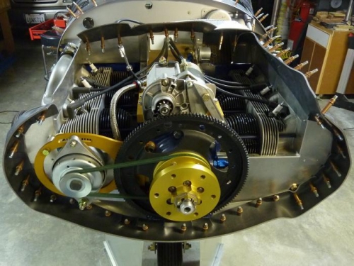Front view of rubber baffle seal