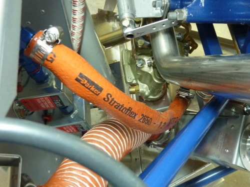 Firesleeve protection installed