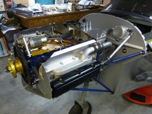 Oil cooler baffling clecoed in place