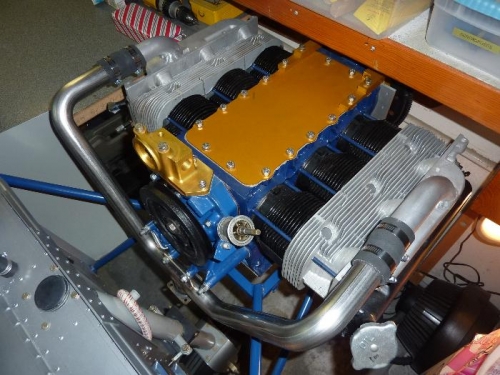 Intake manifold in place