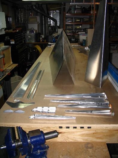 All rudder parts are complete