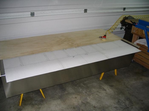 Drilling pilot holes through my template