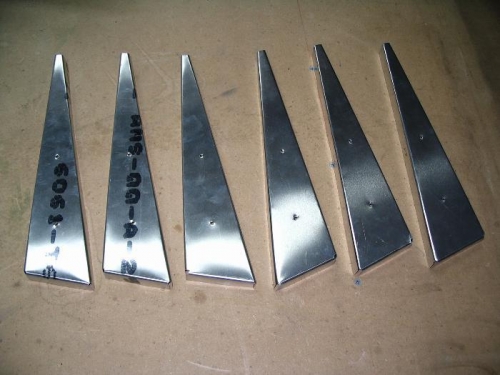 Completed elevator ribs