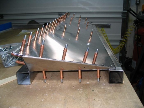 Tip rib in place and clecoed