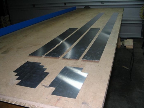 Part blanks ready to bend (almost!)