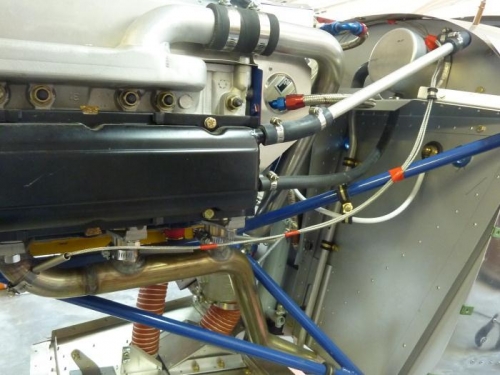 EGT probes and routing on pilot's side
