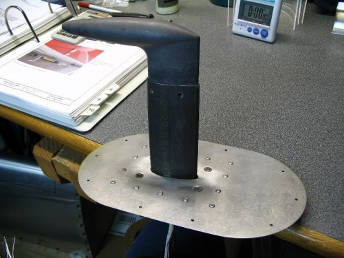 Heated pitot mounted in access cover