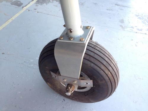 1/2 stainless steel tube through nose gear