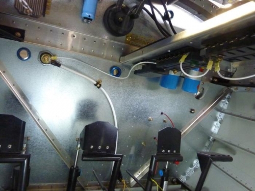 Wire from firewall passthrough to main buss
