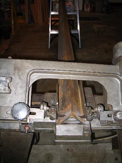It beats sawing through 1/4 angle iron by hand