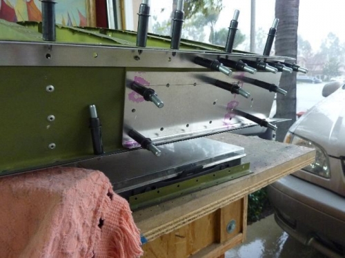 A better view of the rear spar doubler