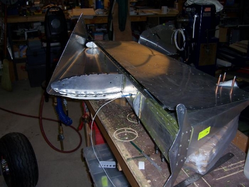 tail light wire emerging from frame