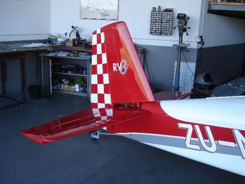 Vertical stab and rudder mounted