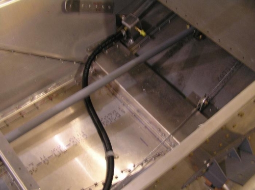 Fuel line to firewall