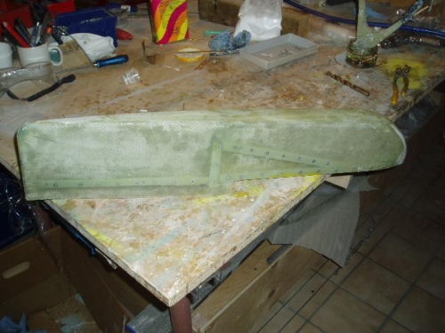 removed gelcoat, glassed over