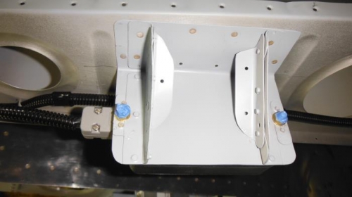 Magnetometer Brackets (view from the bottom)
