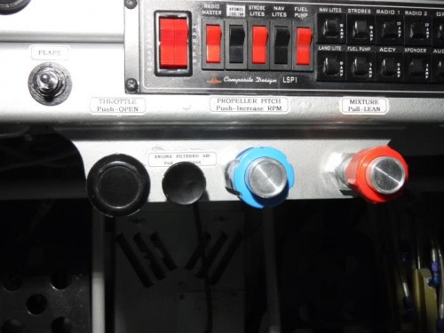 Bypass Air Control in Cockpit