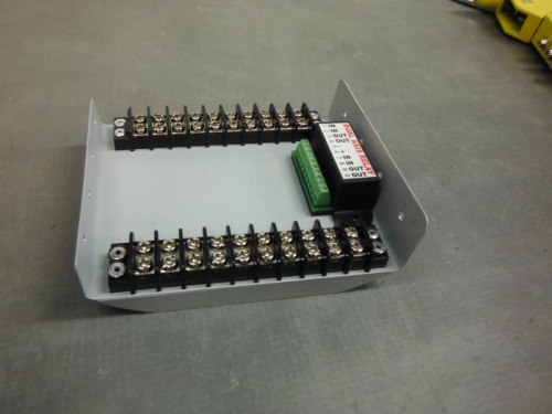 Relay and wire mounting tray