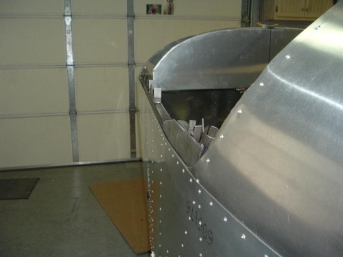 Right side curve to match fuselage.