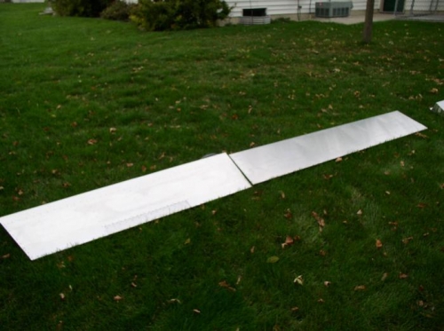 Left side flap and eileron