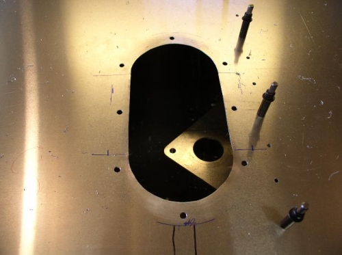 aileron belcrank access.