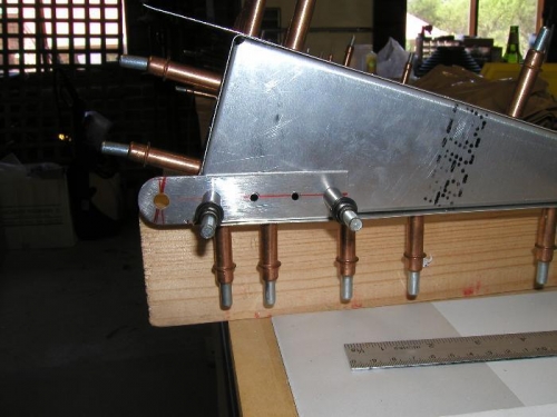 Aileron control bracket