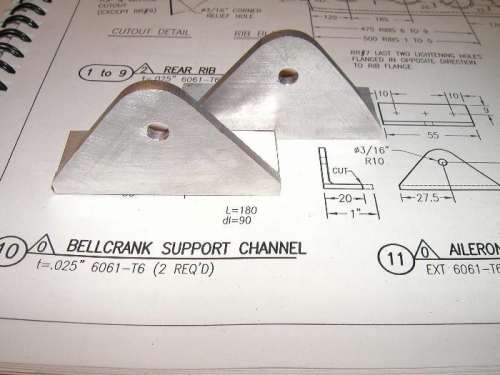 One set of completed bell crak supports