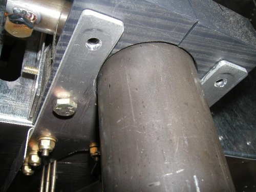 Bottom nose gear bush, tapped to 1/4 NF