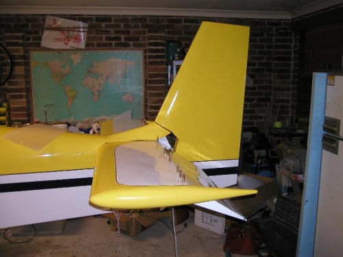 Side view with pin stripe applied