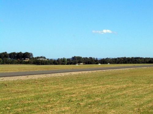 Entering and rolling runway 35