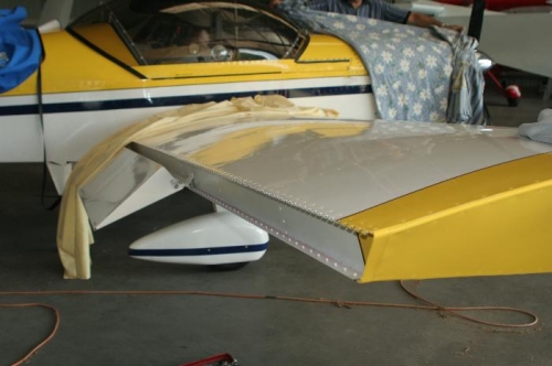 Aileron removed