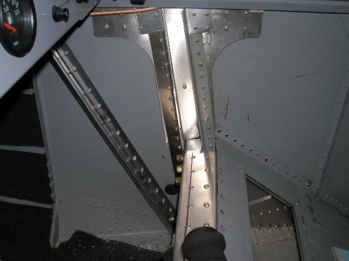 I managed to instll the verticals uisng the original rivet holes and add the T doubler to the inside