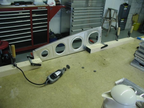 More deburring of ribs. A pain.