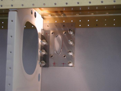 Installed the bracket for pitot tube.