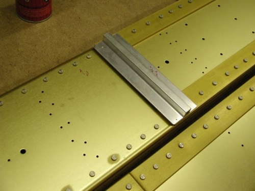 Tie down bracket on right wing spar.