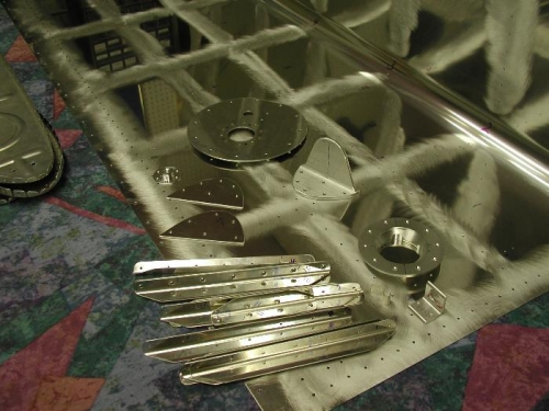 Cleaned all parts with MEK before sealing.