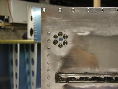 To assure flow to the drain I allowed room for flow with the sealent.