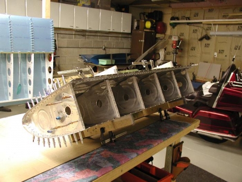 After tonight I have the end ribs to install.