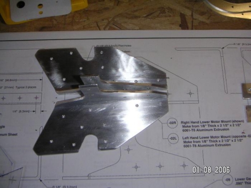Completed SNX-F15-02 Lower Motor Mount