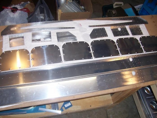 All of the rear spar parts and wing access panels are ready for the priming process