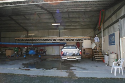 All the parts go upstairs.