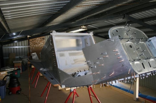 Overall view of front fuse