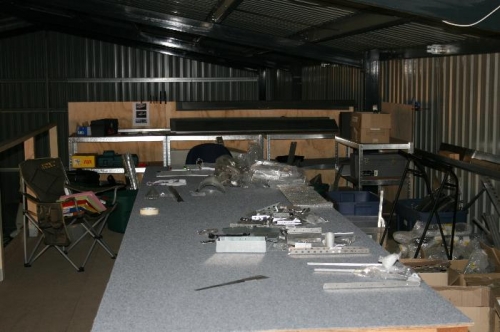 Starting to check parts against the lists