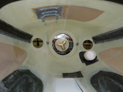 assembled cowling from inside