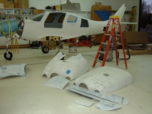 Fuselage almost ready for paint