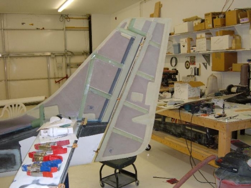 Rudder preliminary fit