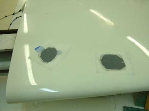 drain hole repair.