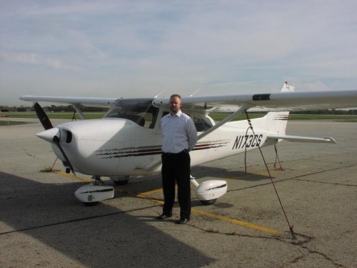 Me with N173CS (AKA N173QS)